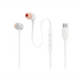 Слушалки JBL T310C WHT USB-C In-ear headphones