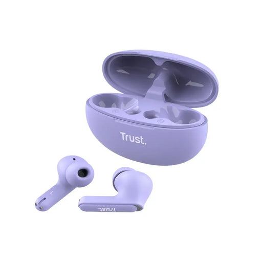 Слушалки TRUST Yavi Bluetooth ENC Earbuds Purple