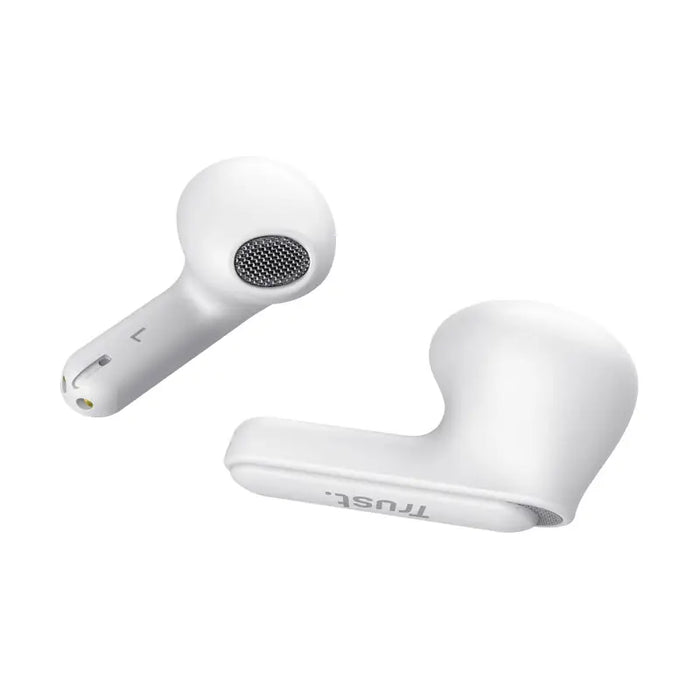 Слушалки TRUST Yavi Bluetooth ENC Earphones White