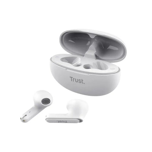 Слушалки TRUST Yavi Bluetooth ENC Earphones White