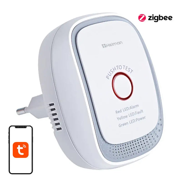 Смарт детектор за дим ZigBee Heiman HS1CG-E Tuya