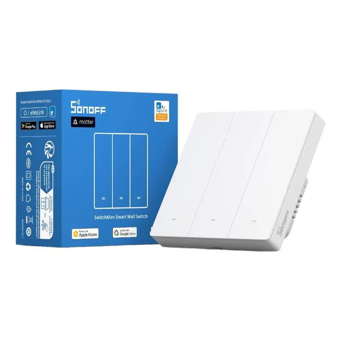 Смарт ключ за стена Sonoff Matter M5-3C-86W WiFi 3-канален