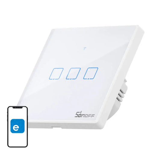 Смарт ключ за стена Sonoff T2 TX WiFi + RF 3-канален