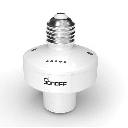 Смарт Преходник адаптер за LED крушка WiFi + RF 433 Sonoff 