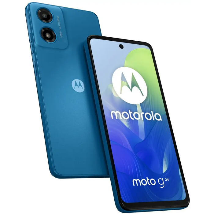 Смартфон MOTOROLA MOTO G04 светло син