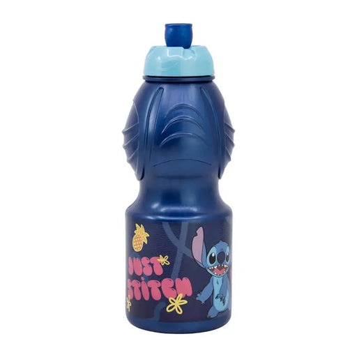 Спортно шише за деца STOR 75032 400ml Stitch Palms синьо