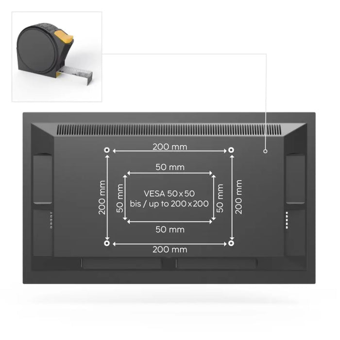 Стенна стойка за TV 19-46’’ 200x200 до 25кг,