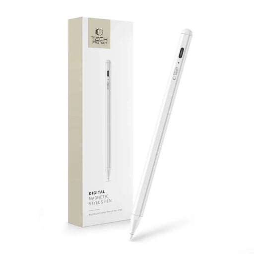 Стилус Tech-Protect Digital Stylus Magnetic за iPad бял