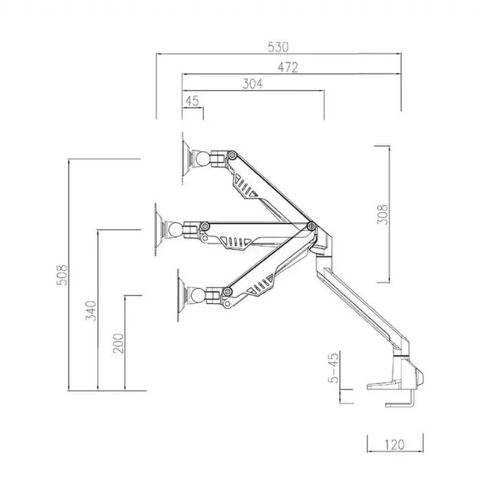 Стойка Neomounts by NewStar Flat Screen Desk Mount