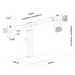 Стойка Neomounts by NewStar Flat Screen Desk Mount