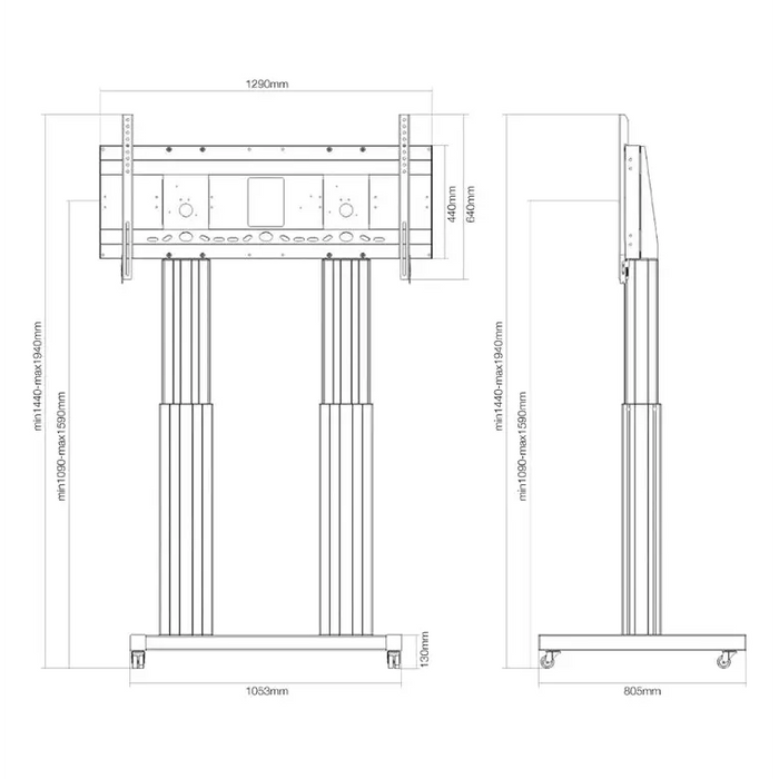 Стойка Neomounts by NewStar Motorised Mobile Floor