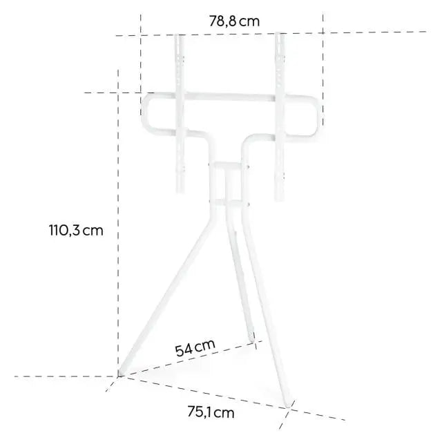 Стойка за TV HAMA Easel design до 191см / 75’ 600x400 Бяла