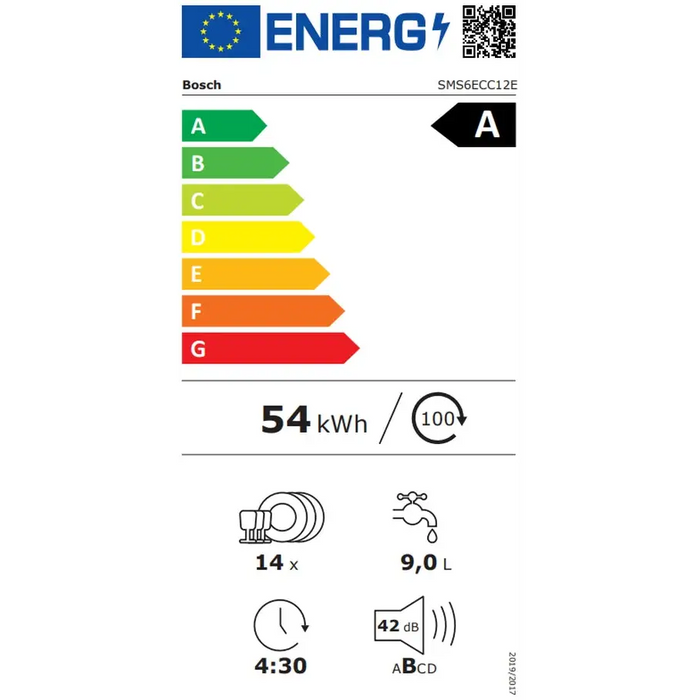 Съдомиялна Bosch SMS6ECC12E SER6 Free-standing