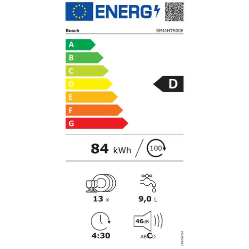 Съдомиялна Bosch SMI4HTS00E SER4 Dishwasher