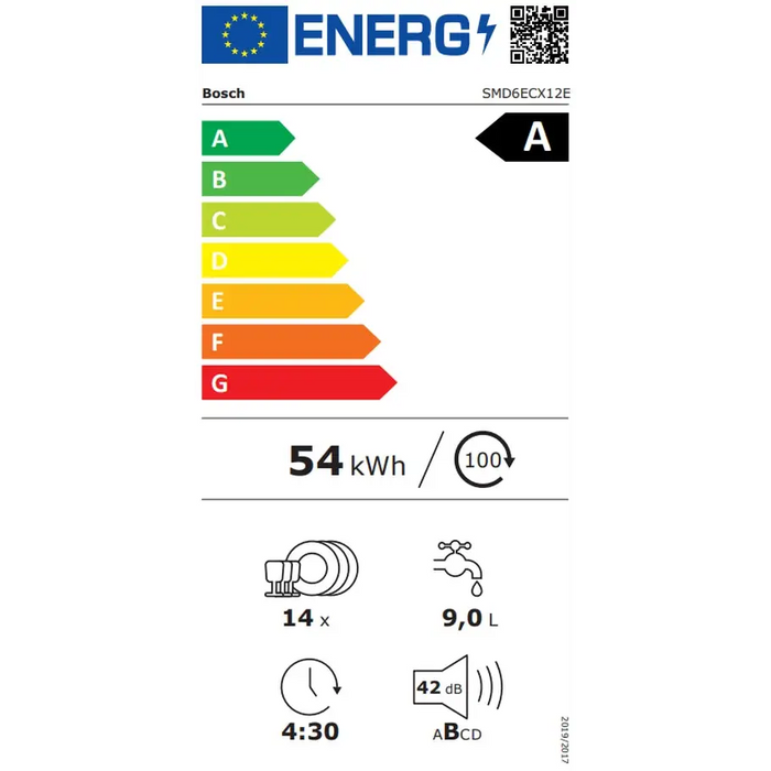 Съдомиялна Bosch SMD6ECX12E SER6 Dishwasher fully