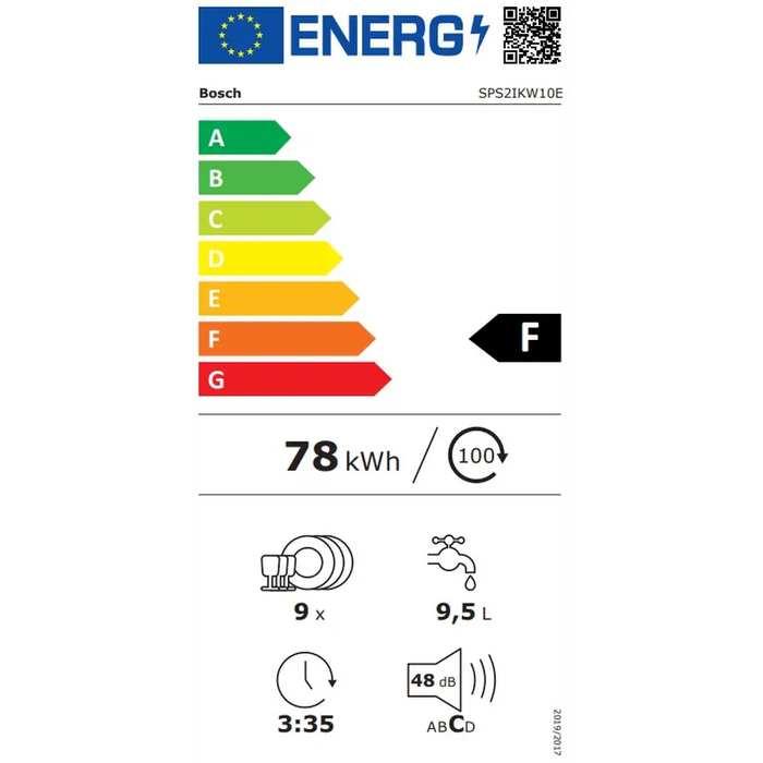 Съдомиялна Bosch SPS2IKW10E SER2 Free-standing