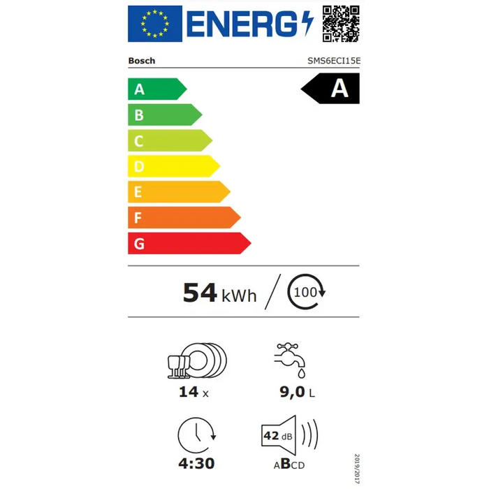 Съдомиялна Bosch SMS6ECI15E SER6 Free-standing