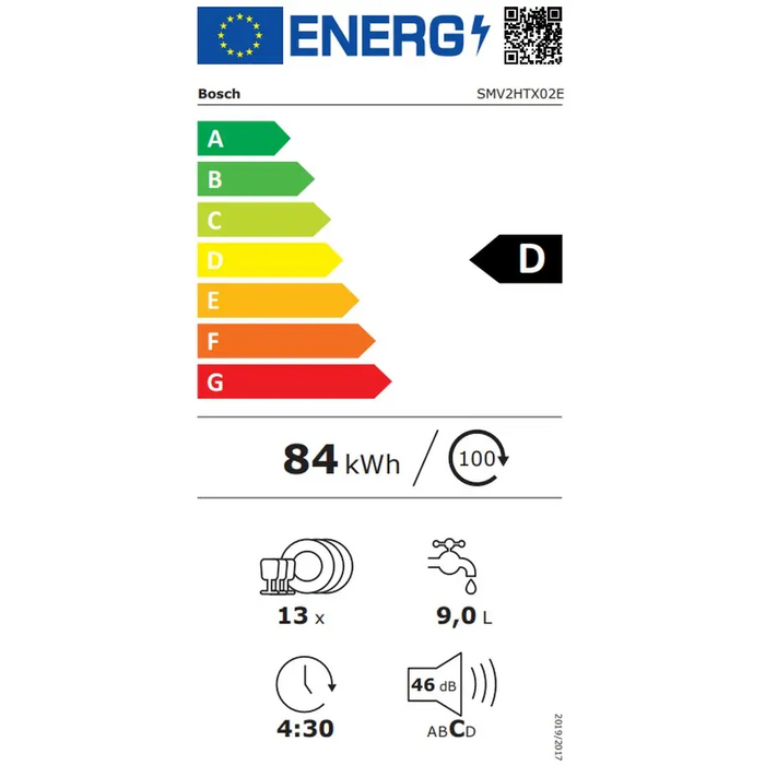 Съдомиялна Bosch SMV2HTX02E SER2 Dishwasher fully