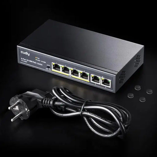 Суич Cudy FS1006P 6 портов 10/100 PoE + Switch