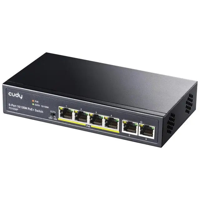 Суич Cudy FS1006P 6 портов 10/100 PoE + Switch