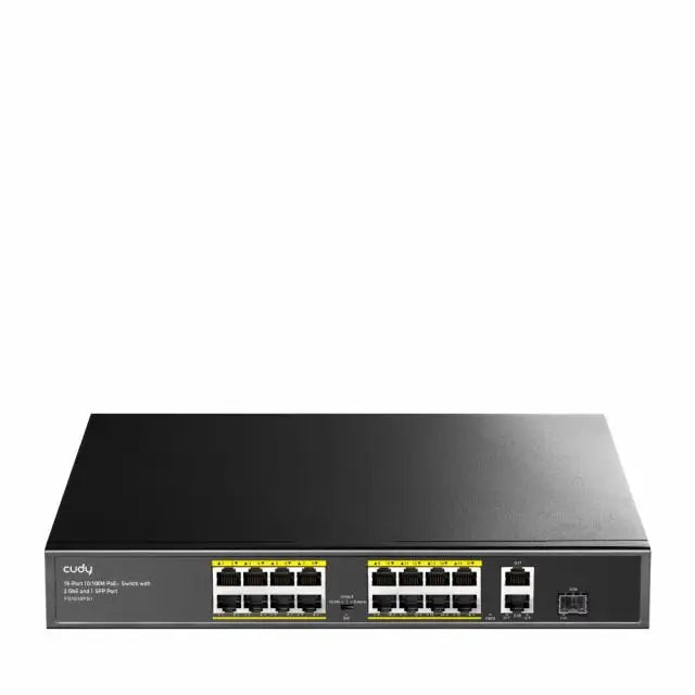 Суич Cudy FS1018PS1 16 x 10/100 PoE + Switch 190W 2 x