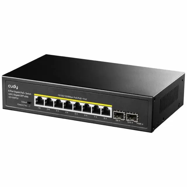 Суич Cudy GS1008PS2 L2 8 x Gigabit Ethernet PoE ports 2