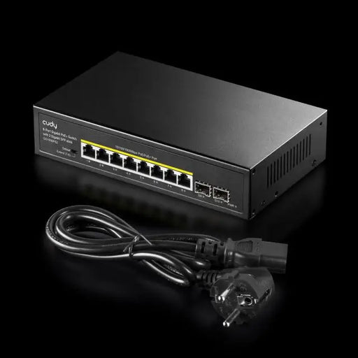 Суич Cudy GS1008PS2 L2 8 x Gigabit Ethernet PoE ports 2