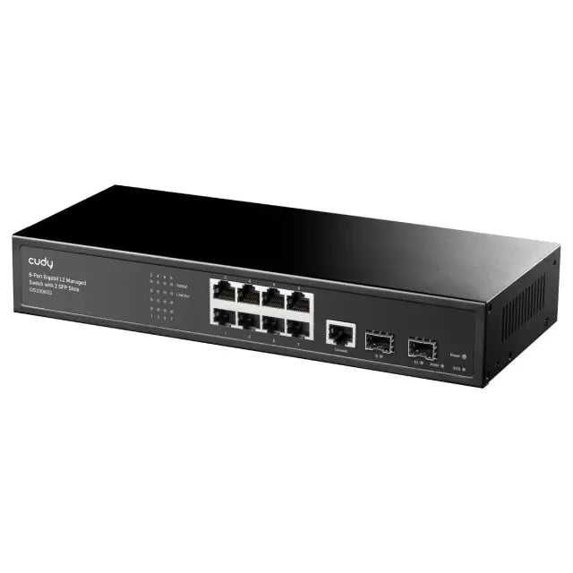 Суич Cudy GS2008S2 L2 8 x Gigabit Ethernet ports 2 x