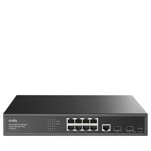 Суич Cudy GS2008S2 L2 8 x Gigabit Ethernet ports 2 x