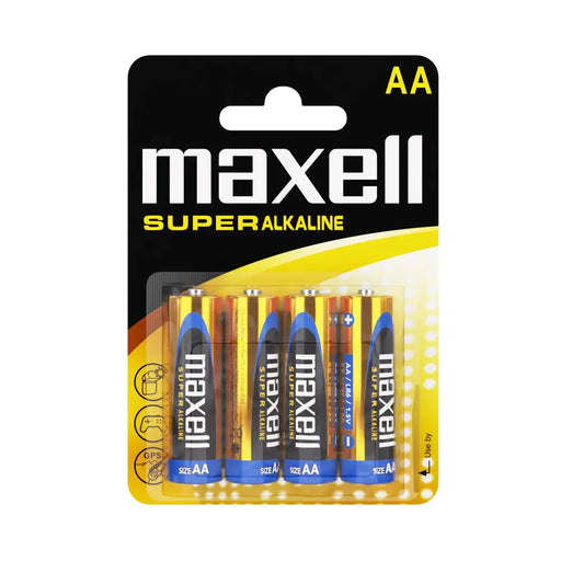 Супералкални батерии MAXELL LR6 XL /4 бр. в блистер/ 1.5V