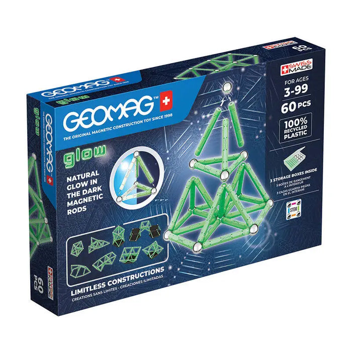 Светещи магнитни блокчета GEOMAG GEO - 338 60 елемента