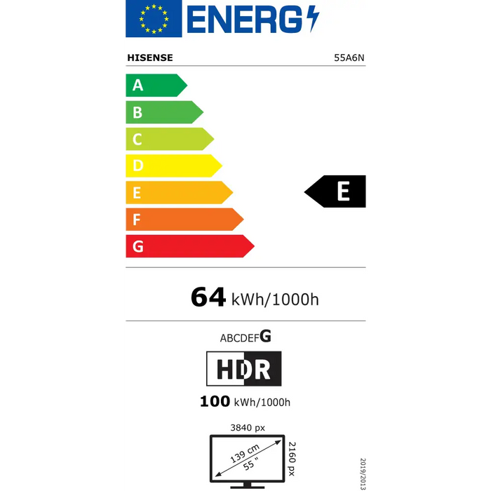 Телевизор Hisense 55’’ A6N 4K Ultra HD