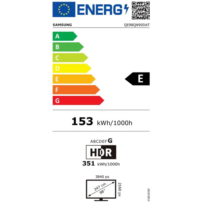 Телевизор Samsung 98’’ 98QN90D AI 4K QLED