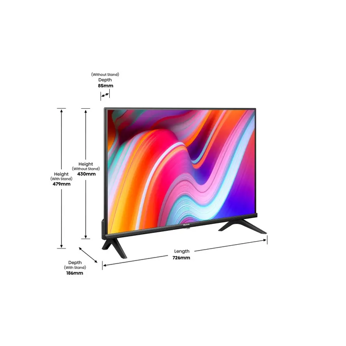 Телевизор Hisense 32’ A4K HD 1366x768 DLED HDR