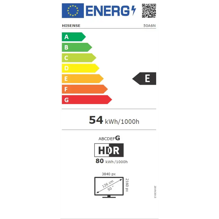 Телевизор Hisense 50’’ A6N 4K Ultra HD