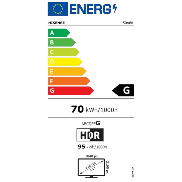 Телевизор Hisense 50’ A6K 4K Ultra HD 3840x2160