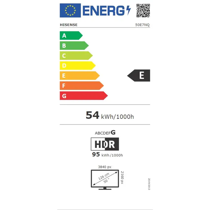 Телевизор Hisense 50’’ E7NQ 4K Ultra HD