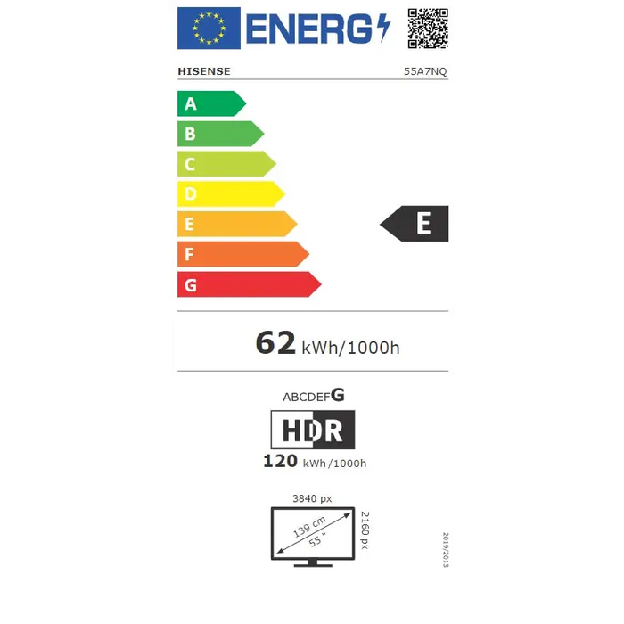 Телевизор Hisense 55’’ A7NQ 4K Ultra HD