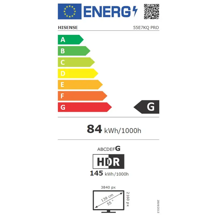 Телевизор Hisense 55’ E7KQ Pro 4K Ultra HD