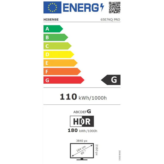 Телевизор Hisense 65’ E7KQ Pro 4K Ultra HD