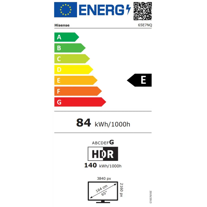 Телевизор Hisense 65’’ E7NQ 4K Ultra HD