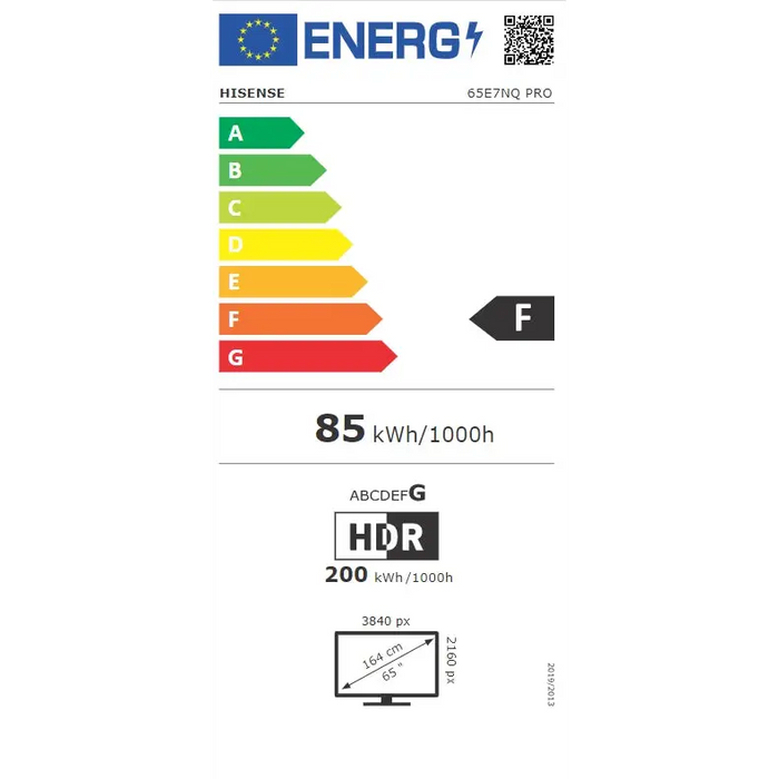 Телевизор Hisense 65’’ E7NQ Pro 4K Ultra HD