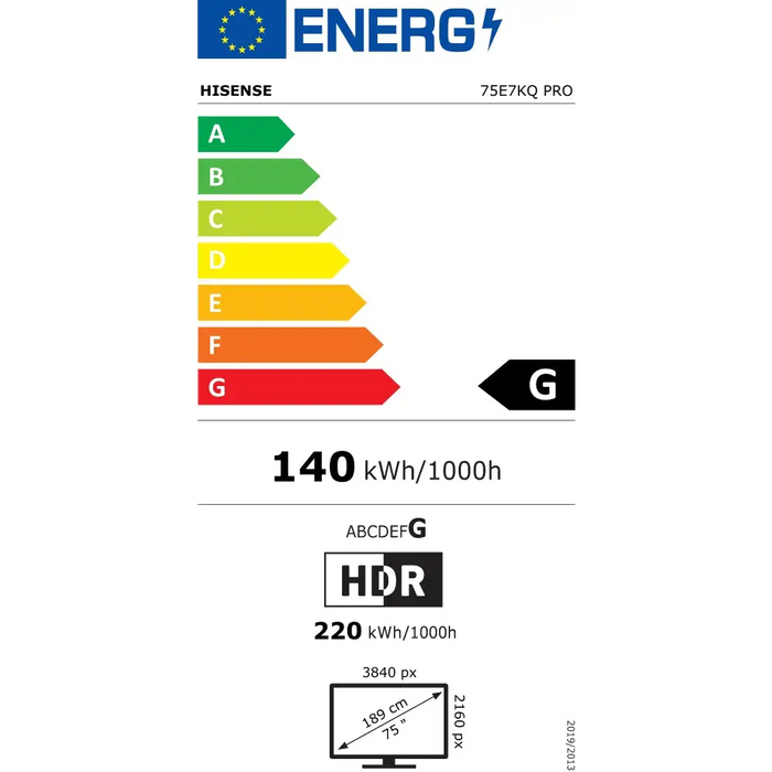 Телевизор Hisense 75’ E7KQ Pro 4K Ultra HD