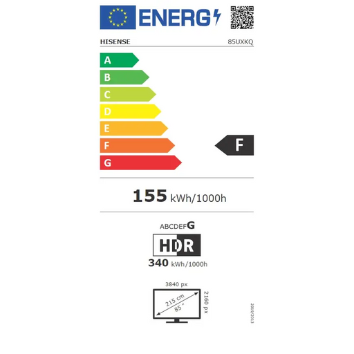 Телевизор Hisense 85’’ UXKQ 4K Ultra HD