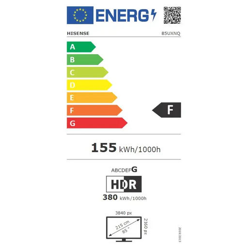 Телевизор Hisense 85’’ UXNQ 4K Ultra HD