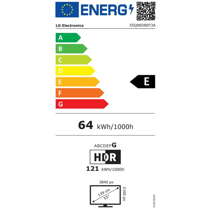 Телевизор LG 55QNED80T3A 55’’ 4K QNED HDR