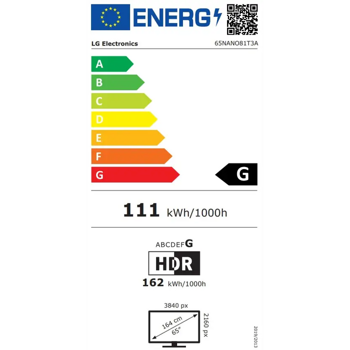 Телевизор LG 65NANO81T3A 65’ 4K HDR Smart Nano