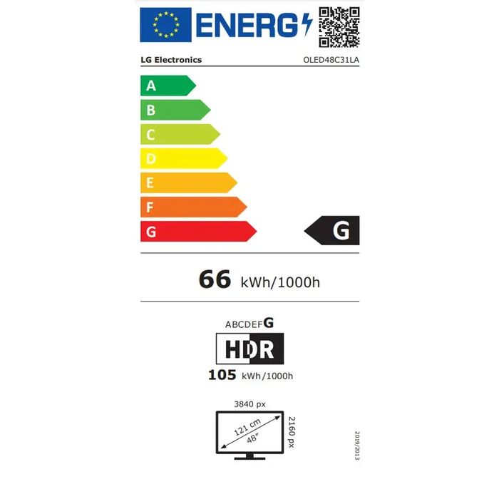 Телевизор LG OLED48C31LA 48’ UHD OLED evo 4K