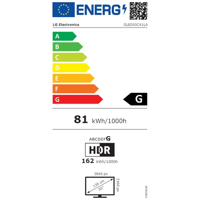 Телевизор LG OLED55C41LA 55’ UHD OLED evo 4K