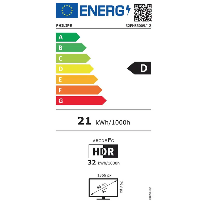 Телевизор Philips 32’ 32PHS6009/12 DLED HD LED